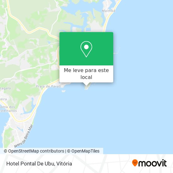 Hotel Pontal De Ubu mapa