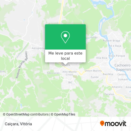 Caiçara mapa