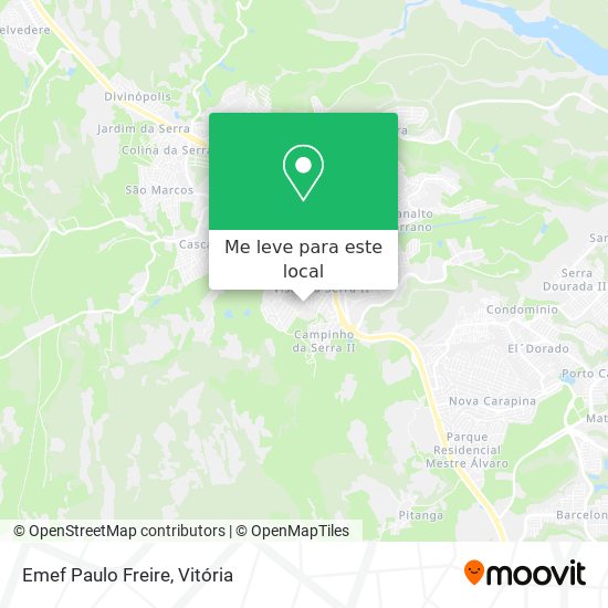Emef Paulo Freire mapa
