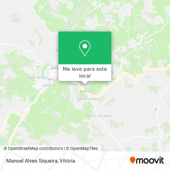 Manoel Alves Siqueira mapa