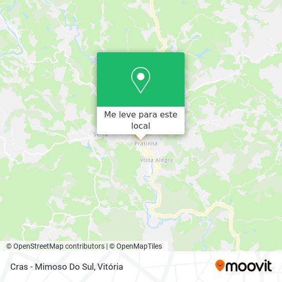Cras - Mimoso Do Sul mapa