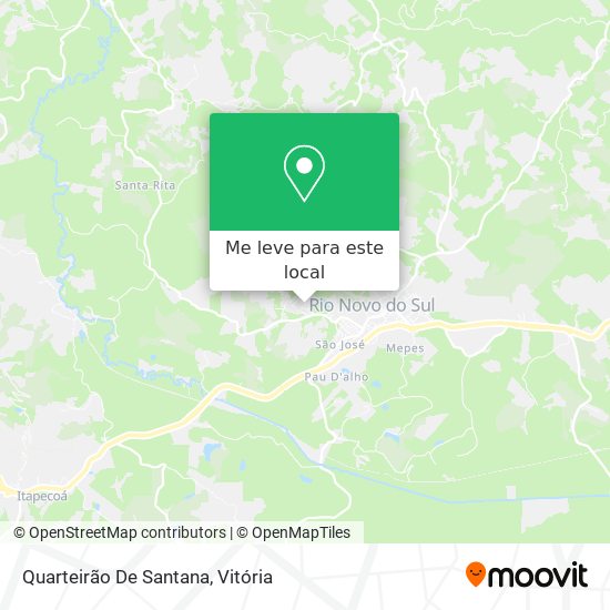 Quarteirão De Santana mapa