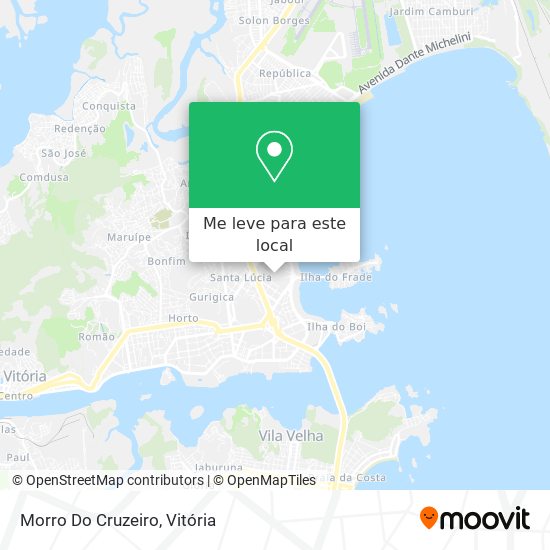 Morro Do Cruzeiro mapa