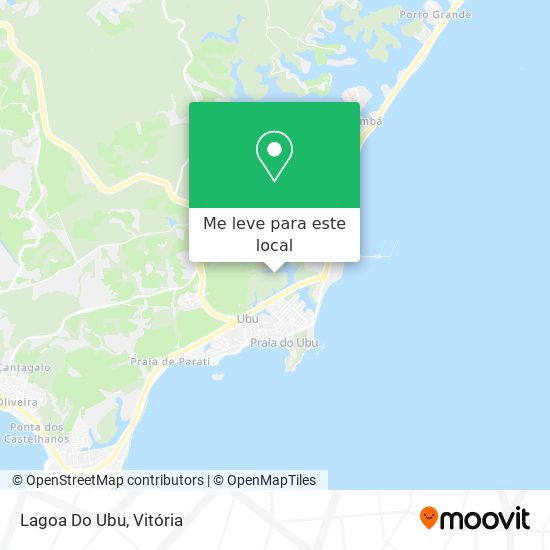 Lagoa Do Ubu mapa