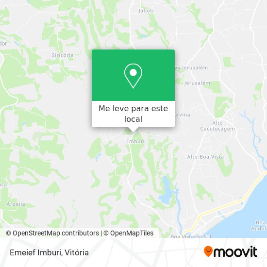 Emeief Imburi mapa