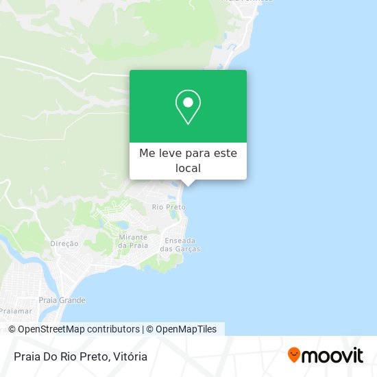 Praia Do Rio Preto mapa