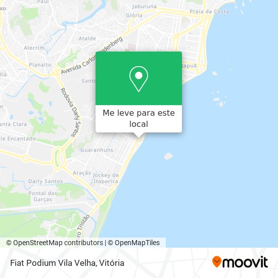 Fiat Podium Vila Velha mapa