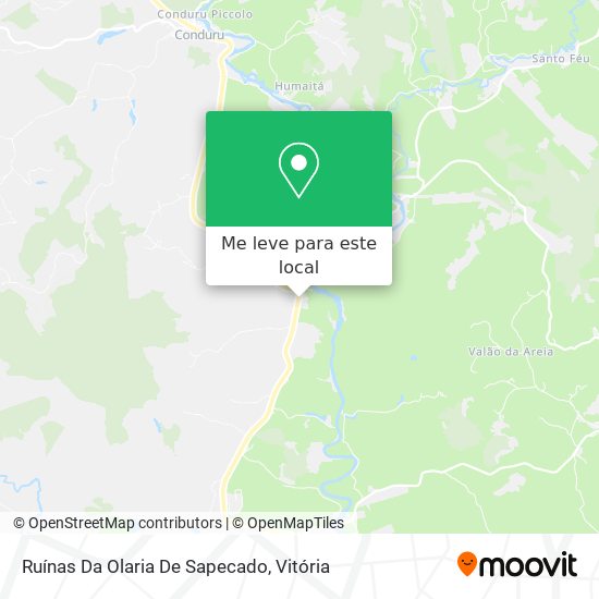 Ruínas Da Olaria De Sapecado mapa