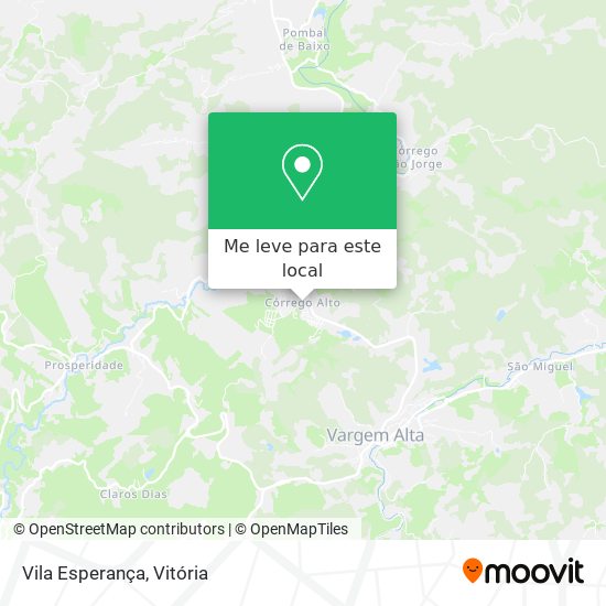 Vila Esperança mapa