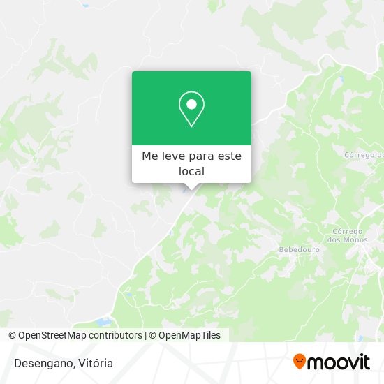 Desengano mapa