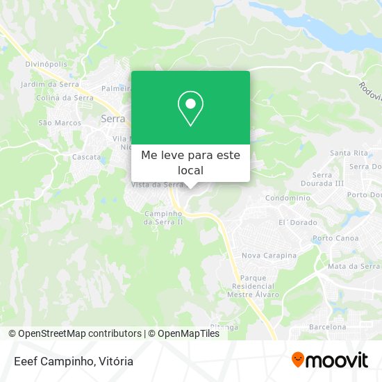 Eeef Campinho mapa