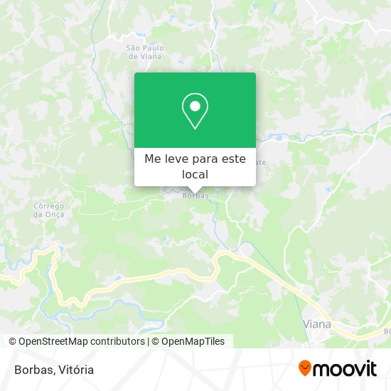 Borbas mapa