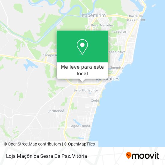 Loja Maçônica Seara Da Paz mapa