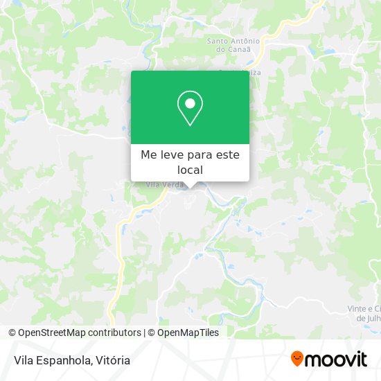Vila Espanhola mapa