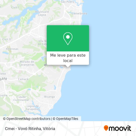 Cmei - Vovó Ritinha mapa