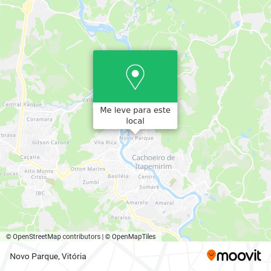 Novo Parque mapa