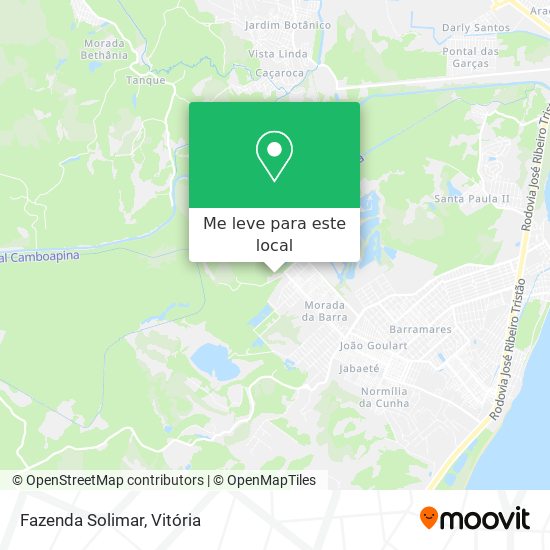 Fazenda Solimar mapa