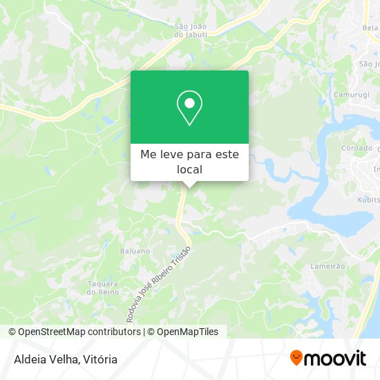 Aldeia Velha mapa