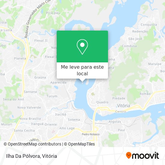 Ilha Da Pólvora mapa