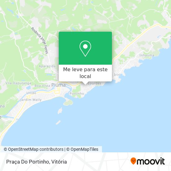 Praça Do Portinho mapa