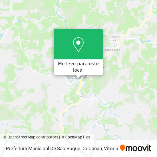 Prefeitura Municipal De São Roque Do Canaã mapa