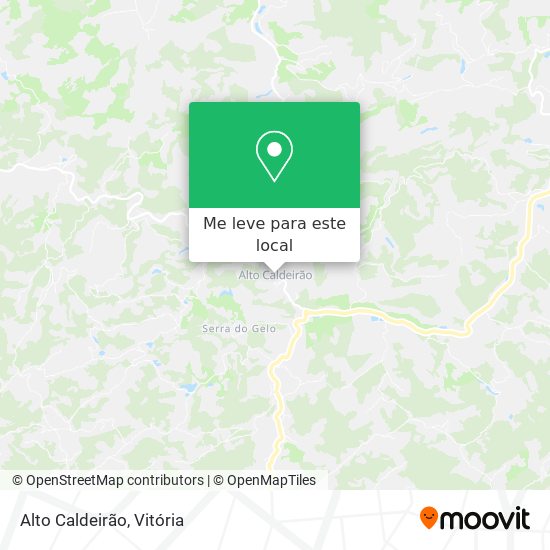 Alto Caldeirão mapa