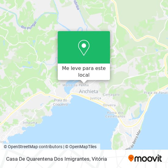 Casa De Quarentena Dos Imigrantes mapa
