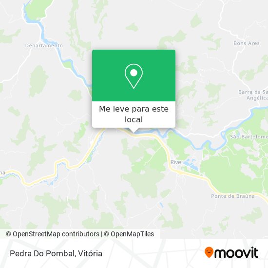 Pedra Do Pombal mapa