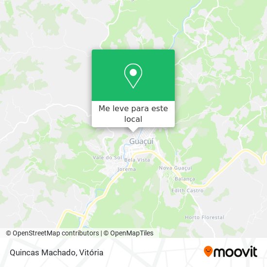 Quincas Machado mapa