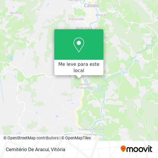 Cemitério De Aracuí mapa