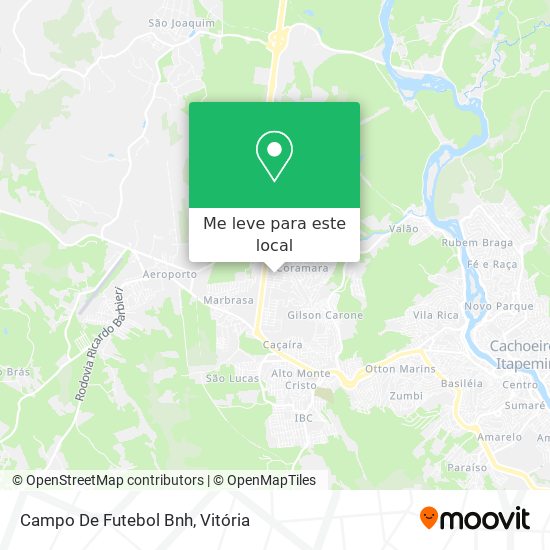 Campo De Futebol Bnh mapa