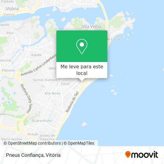 Pneus Confiança mapa