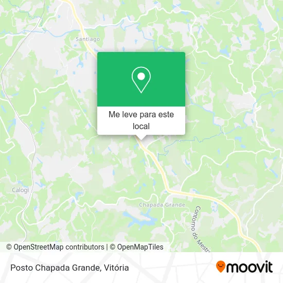 Posto Chapada Grande mapa