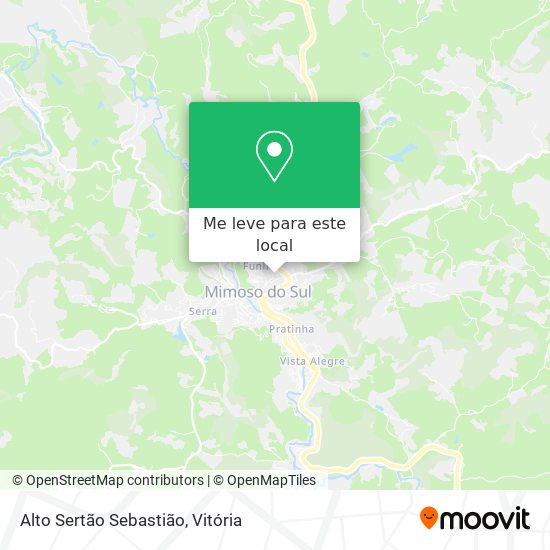 Alto Sertão Sebastião mapa