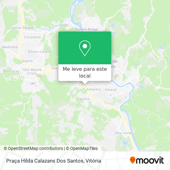 Praça Hilda Calazans Dos Santos mapa