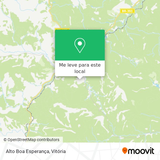 Alto Boa Esperança mapa
