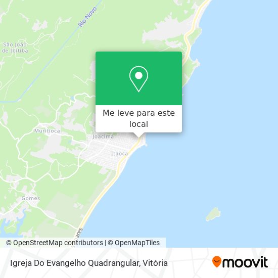 Igreja Do Evangelho Quadrangular mapa
