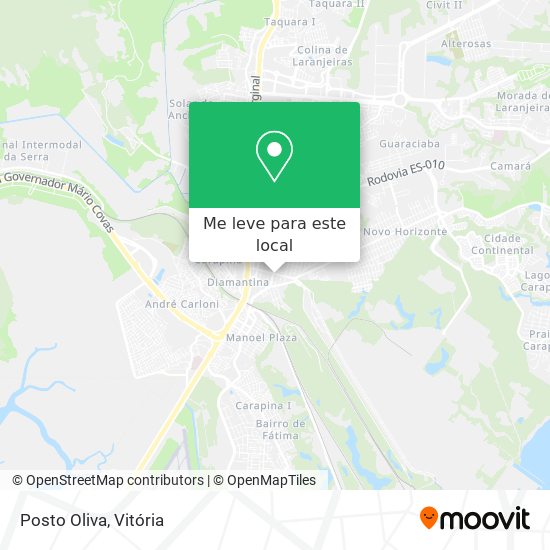 Posto Oliva mapa