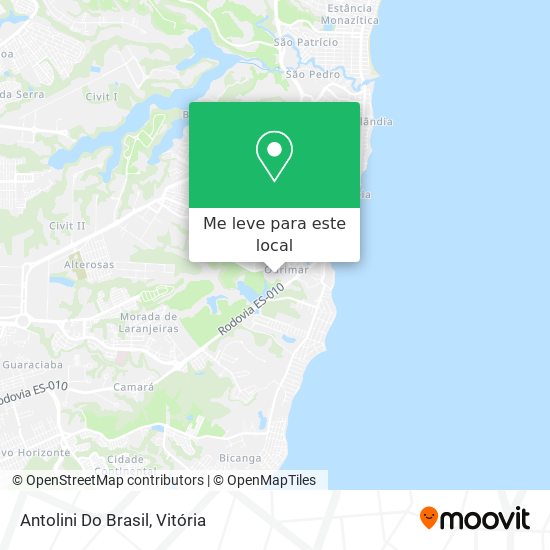 Antolini Do Brasil mapa
