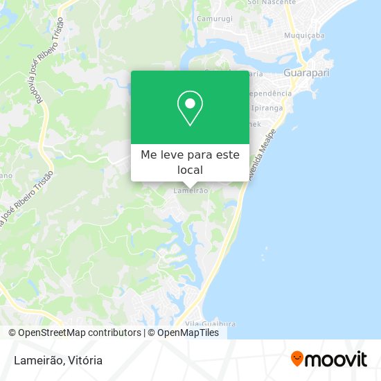 Lameirão mapa