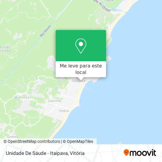 Unidade De Sáude - Itaipava mapa