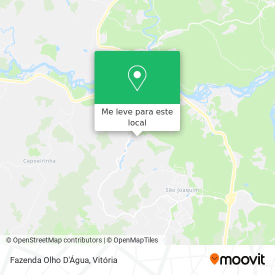 Fazenda Olho D'Água mapa