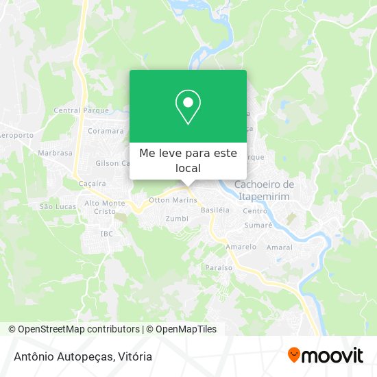 Antônio Autopeças mapa