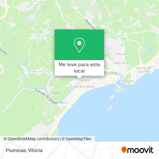 Piuminas mapa