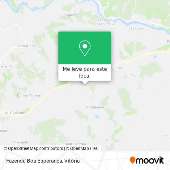 Fazenda Boa Esperança mapa