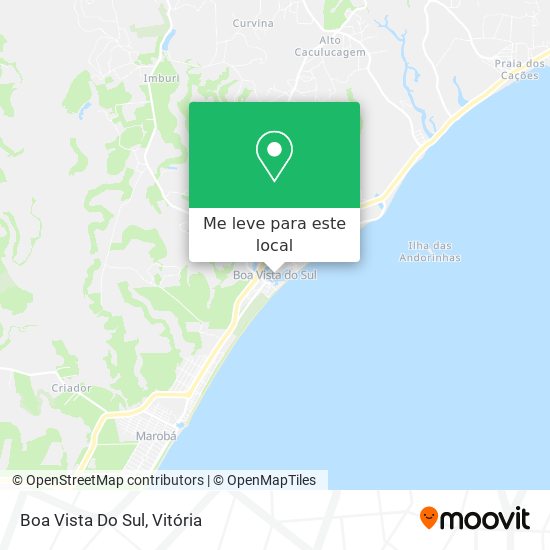 Boa Vista Do Sul mapa