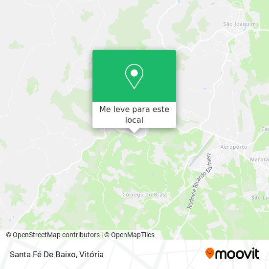 Santa Fé De Baixo mapa