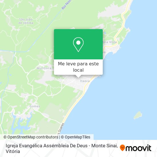 Igreja Evangélica Assémbleia De Deus - Monte Sinai mapa