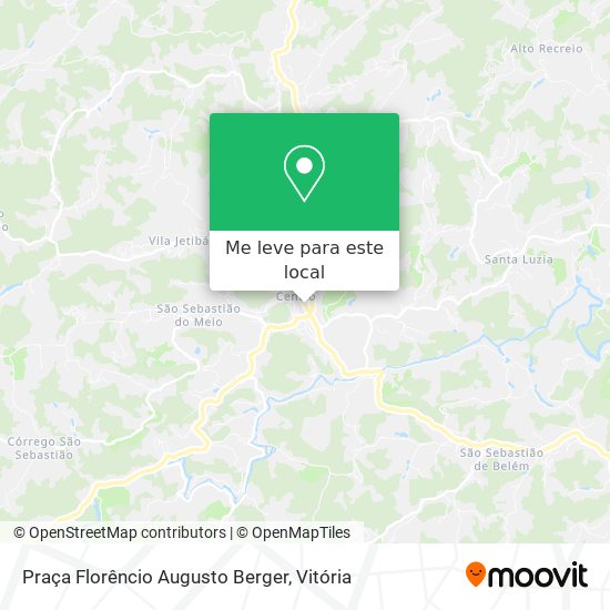 Praça Florêncio Augusto Berger mapa