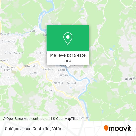 Colégio Jesus Cristo Rei mapa